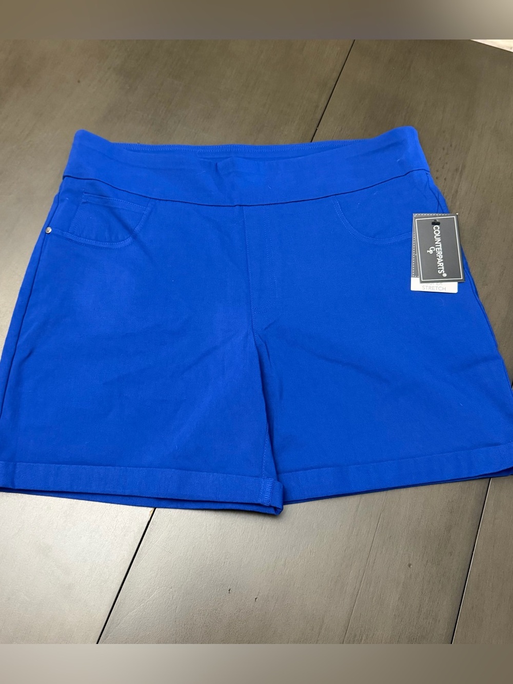 NWT Counterparts Blue Pull-On Women’s Shorts Size 14